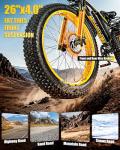 EOEOTWO 1500W Fat Tire Electric Bike for Adults