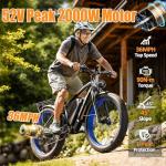GAMVIRE 24" Fat Tire Electric Bike 2000W