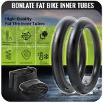 BONLATE 20x3.0 Fat Bike Inner Tubes - 2-Pack
