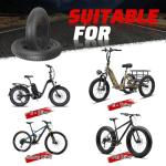 FOMAS 20 x 4.0 Inch Fat Bike Tires - 2 Pack