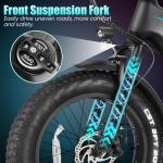 Wooken 1000W Fat Tire Electric Bike for Adults