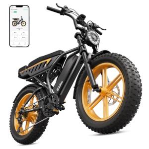 1500W Electric Bike with Fat Tires and Suspension