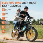 1500W Retro Electric Bike with 65 Mile Range