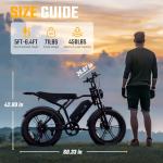 TST 1500W Fat Tire Electric Bike for Adults