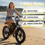 TST 1500W All-Terrain Electric Bike for Adults