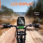 1500W Retro Electric Bike with Removable Battery