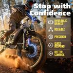 Seemoon 6000W Dual Motor Ebike Up to 120 Miles Long Range with 60V 30Ah 1800Wh Removable Battery for Adults,Max Speed 45MPH,24" Fat Tire All Terrain Electric Bike with Throttle Lock for Men Women SM3