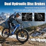 WakeWheel 8000w Peak Electric Bike for Adults, 60V 32Ah Battery Ebike, Fat Tire & Long Range Electric Bicycles, 210Nm Mountain Bike Full Suspension, Hydraulic Brake Electric Bicycle