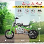 Razor MX400 Kids Electric Dirt Bike - Green