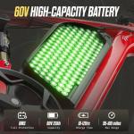 PUJH 6000W Dual Motors Electric Bike for Adults,60V 20Ah 26" Fat Tire Ebike,45 mph up to 100 Miles Full Suspension Class 3 Electric Bicycle for Snow Off Road Mountain Hunting Commuter