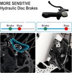 Tuttio Adria26 Electric-Bike for Adults-Men 52V 210NM Dual-Motor E-bike, Long Range Electric Bicycle, 26 * 4" Fat Tire Electric Dirt Bike, 52V E-Bike for Mountain Snow Beach Commuting Hunting（Blue）