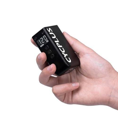 CYCPLUS AS2 PRO Tiny Bicycle Pump with Gauge, Max 120 PSI Electric Mini Pump, Auto Stop, with Presta and Schrader Valve for E-Bike, MTB, and Road Bike (2025 Updated Version)