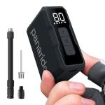 Mini Bike Pump, 120 PSI Mini Electric Bike Pump, 120g, Smart Auto-Stop, ±1 PSI Accuracy, Portable Electric Bike Pump Works with Presta & Schrader Valves