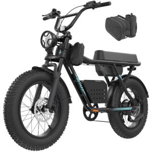 Gotrax R7 Electric Bike, 750W, 25mph, 45-Mile Range