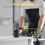 anoutway Rechargeable Bike Pump AT1(NO Pressure Gauge),Mini Portable Bike Tire Pump,MAX 120 PSI Electric Bicycle Pump for Schrader & Presta Valve