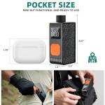 YITAMOTOR Mini Bike Pump,Upgraded150 PSI Portable Bicycle Tire Pump with Gauge,Auto Stop Electric Bike Pump with Presta and Schrader Valve for Road Bike, MTB, Motorcycle, Ball,etc