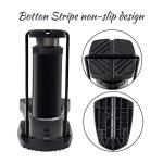 MAXFOOT Bike Pump, Foot Pump with Pressure Gauge, Ball Pumps with Needles, Mini Electric Bike Pump for Motorcycle Road Bike Mountain Bike Air Tyre Inflator, Black