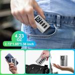 Vorproform Mini Electric Bike Pump with Gauge, Max 120 PSI Portable Bicycle Pump, Auto Stop A5 Nano Ebike Motorcycle Accessories, Tools for MTB, City, Road Bike,Ball