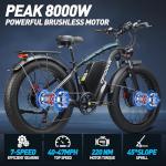 Cendouk Peak 8000W Dual Motor Electric Bike