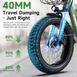 1800W Electric Bike for Adults, 52V/18.2AH Removable Battery Electric Bike, 86 Miles Long Range Foldable Fat Tire Electric Bicycle, 7-Speed Electric Commuter Bicycles,UL2849 Certified, Max 330LBS