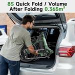 1800W Electric Bike for Adults, 52V/18.2AH Removable Battery Electric Bike, 86 Miles Long Range Foldable Fat Tire Electric Bicycle, 7-Speed Electric Commuter Bicycles,UL2849 Certified, Max 330LBS