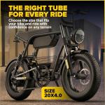 Ultraverse 20" Fat Tire Inner Tube Set