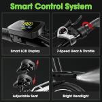 Electric Bike for Adults - 1000W Peak Motor Ebike with 48V 15Ah Removable Battery, 20" Fat Tire | 7-Speed | Step-Thru Commuter Electric Bike, 24 MPH Max Speed | 70 Miles Range | Adult Electric Bicycle