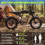 Nexaglide Electric Bike for Adults, 1500W E-Bike for Adults,3 Modes Electric Dirt Bike, 20" Fat Tire Adult Electric Bicycle with 48V 18.9AH Battery, 7 Speed E-Bikes, LCD Display,Yellow