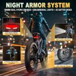 FREESKY Dual Battery Electric Bike for Adults, 48V 41AH 160 Miles Long Range Dirt E Bike, 4000W Motor 40MPH+, 26" Fat Tire Fast Mountain EBike, Full Suspension & Hydraulic Brakes, Gift Package