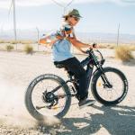 FREESKY Dual Battery Electric Bike for Adults, 48V 41AH 160 Miles Long Range Dirt E Bike, 4000W Motor 40MPH+, 26" Fat Tire Fast Mountain EBike, Full Suspension & Hydraulic Brakes, Gift Package