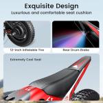 Gyroor S1 Kids Electric Balance Bike with LED Tail Light