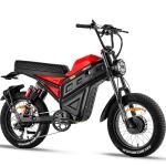 FREESKY 4000W Dual Motor Electric Dirt Bike for Adult,2880WH 60AH Battery Up to 40MPH & 200Mile Long Range Moped Ebike,20" Fat Tires All Terrain Mountain E bike,Full Suspension AWD Electric Motorcycle