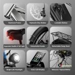 Electric Bike, Peak 2000W Full Suspension Ebike for Adults, 921.6WH Built-in Battery Mens Electric Bicycle 80 Miles Range Dual Hydraulic Brake, 26" Fat Tire Off Road E Bikes for Mountain, Snow, Sand