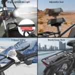 EDIKANI 26" Electric Bike for Adults, 90 Miles 34MPH Fast E Bike for Commuter, Peak 1500W Fat Tire Ebike for Adults Electric with 48V 18AH Removable Battery