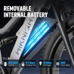 HiKNiGHT Dual Motor Electric Bike Peak 3000W, 52V 20AH Battery E Bike for Adults 26 Inch Fat Tire Mountain Electric Bicycle 38 MPH, Full Suspension Dual Hydraulic Disc Brake, Up to 90 Miles Range