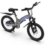 SKIRAI Electric Bike for Kids, 250W Brushless Motor, 25.2V 7Ah Battery, 3 Speeds up to 15.5 mph, Magnesium Alloy Frame Ebike for Kids 8 to 12