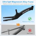 SKIRAI Electric Bike for Kids，25.2V 7Ah Electric Mountain Bicycle，250W Brushless Motor, 3-Speed up to 15MPH, Aluminum Frame Ebike for Ages 8-14(Black)