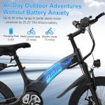 SKIRAI Electric Bike for Kids, 250W Brushless Motor, 25.2V 7Ah Battery, 3 Speeds up to 15.5 mph, Magnesium Alloy Frame Ebike for Kids 8 to 12