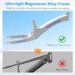 SKIRAI Electric Bike for Kids，25.2V 7Ah Electric Mountain Bicycle，250W Brushless Motor, 3-Speed up to 15MPH, Aluminum Frame Ebike for Ages 8-12(Silvery)