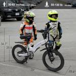 SKIRAI Electric Bike for Kids，25.2V 7Ah Electric Mountain Bicycle，250W Brushless Motor, 3-Speed up to 15MPH, Aluminum Frame Ebike for Ages 8-12(Silvery)