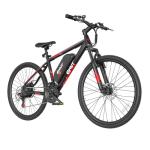 QNUT Electric Bike for Adults, 350W 26" Ebike for Teens 21 Speed 20Mph Up to 40Mile with Dual Disc Brake Commute E-Bike E-MTB for Men Women Electric Bicycles UL 2849 Certified (Red)