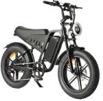 LuckRoll Adult Electric Bike 20" Fat Tire All-Terrain E-Bike 1500/2000W Peak 48V 15/25Ah Battery 33–40MPH 60–80 Mile Range NFC Password Unlock Electric Dirt Bike (2000W 48V 25Ah-Gray)