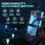 DDC TECH Folding Electric Bike for Adults, 800W Peak Motor 25MPH, Ebike with 48V 14Ah Removable Battery, 35-55 Miles Range, 14'' Adults Electric Bicycles for Men Women Commuter