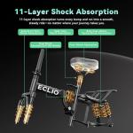 DDC SPORT Folding Electric Bike for Adults, Peak 800W Motor 25MPH, 48V 14Ah Removable Battery 35-55Miles Ebike,14'' Lightweight & Portable Adults Electric Bicycles for Men/Women/Teens