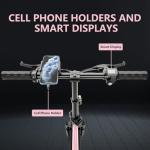 DDC TECH Folding Electric Bike for Adults, 800W Peak Motor 25MPH, Ebike with 48V 14Ah Removable Battery, 35-55 Miles Range, 14'' Adults Electric Bicycles for Men Women Commuter