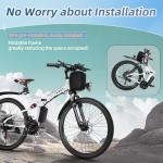 Vivi M026TGB Electric Bike 26" Electric Bike for Adults, Peak 750W Folding Electric Mountain Bike, 48V Removable Battery Ebike, 21 Speed Ebike, Top 22 Mph, Up to 50 Miles, SGS Certified to UL2849