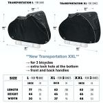 TeamObsidian Waterproof Bike Cover for 1-3 Bikes
