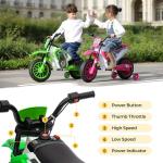 TOBBI Kids Electric Dirt Bike with Training Wheels