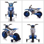 Aosom 12V Kids Electric Motorcycle with Training Wheels