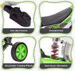 TOBBI Kids Electric Dirt Bike with Training Wheels